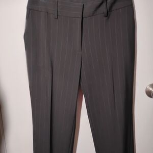 Karen Kane Black Pants With Blue Pinstripe And Pockets Retails For $118